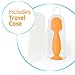 Bumco Mini Diaper Cream Spatula with Case - BPA-Free Butt Spatula Baby, Soft & Flexible Diaper Spatula, Diaper Cream Applicator, Mom-Invented Baby Must Haves, Diaper Bag Essentials, Butt Paste Spatula