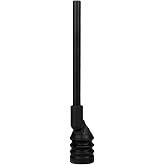 LoveinDIY Archery Compound Bow String Suppressor, Alloy Vibration Dampener Stopper, Black
