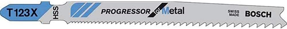 Bosch 5x PRO Metal Thick and Thin T123XF Jigsaw Blade (for Steel sheets Metal pipes and profiles, Length 100 mm - Image 3
