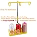 Light Weight Thread Stand - 3 Spools Holder for Domestic (Home-Base) Embroidery and Sewing Machines - Four Colors for Choices - Yellow