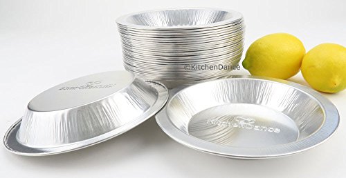Disposable/Reusable Heavy Duty Aluminum 6" Mini Pie Pans #622-9 oz Capacity (25) 3 Disposable/Reusable Heavy Duty Aluminum 6" Mini Pie Pans #622-9 oz Capacity (25) - Image 4