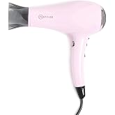 InStyler Turbo Ionic Hair Dryer in Pink with Cool Shot Button - Negative Ion Blow Dryer for Smooth, Frizz-Free Styling