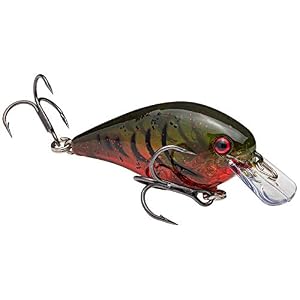 Strike King Hckvds1.0-468 Kvd Square Bill 1.0, Phantom Pastèque Rouge Craw