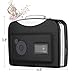 GEEKLIN 9K-A0ZU-FXIF Livepow Cassette to MP3 Converter USB Cassette Converter Cassette Player with Earphone, Portable Cassette Converter Convert Tapes to Digital Version (Black), Size, Black2