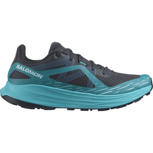 Salomon Ultra Flow Mens Hiking & Running Shoes, Versatile Protection, Lightweight Comfort, and All-Terrain Grip, Blue Print, 6.5