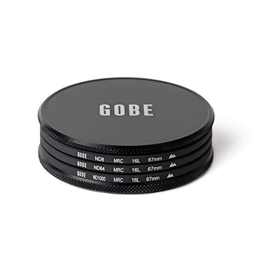 Gobe 67 mm Graufilter ND8, ND64, ND1000 - ND Filter Kit(2Peak) Black – Bild 3