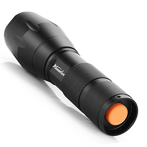 Alonefire nightlight flashlight led flashlights 1000 lumens tactical flashlight G700 brightest with free flashlight keychain xml-L2 aluminum Adjustable Focus Zoomable 5 Mode for camping hiking BBQ