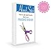 Handi Stitch Pinking Shears with Snippers - 9 inch/22.86cm Overall Length - Pink Handle Zigzag Fabric Scissors - Razor Sharp Stainless Steel Dressmaking Scissor for Sewing, Tailoring, Paper, Crafts