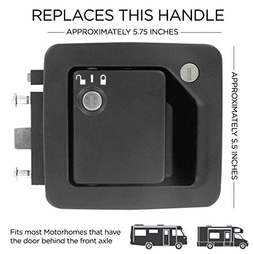 RVLock Class C Charter Keyless Entry Keypad and Handle with Fob, All