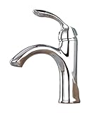 BWE Single Handle One Hole Brass Bathroom Sink Faucet Deck Monut Lavatory Commercial