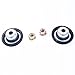 Front Struts Complete & Coil Springs Assembly Pair Set Compatible with 1998-2008 Beetle 1999-2006 Golf 1999-2005 Jetta Shock Absorbers - 171525