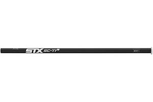 STX Mens Sc-Ti Alloy Handle Lacrosse shafts, Black, Attack Mid US