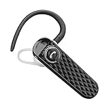 Bluetooth Headset 22 Working Hours, CSR V4.1 Wireless Headphones, Hands-Free Voice Recognition, Bluetooth Headphones Paring two Equipment, Sweat-Proof Trucker Headset, Earpiece Stereo Hook Package