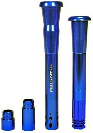 SCIENTIFIC GLASSWARE STEMS 12-2031 TITAN STEM BY ACE LABZ 18MM & 14MM STEM UNIVERSAL SIZE 3" TO 8" BLUE