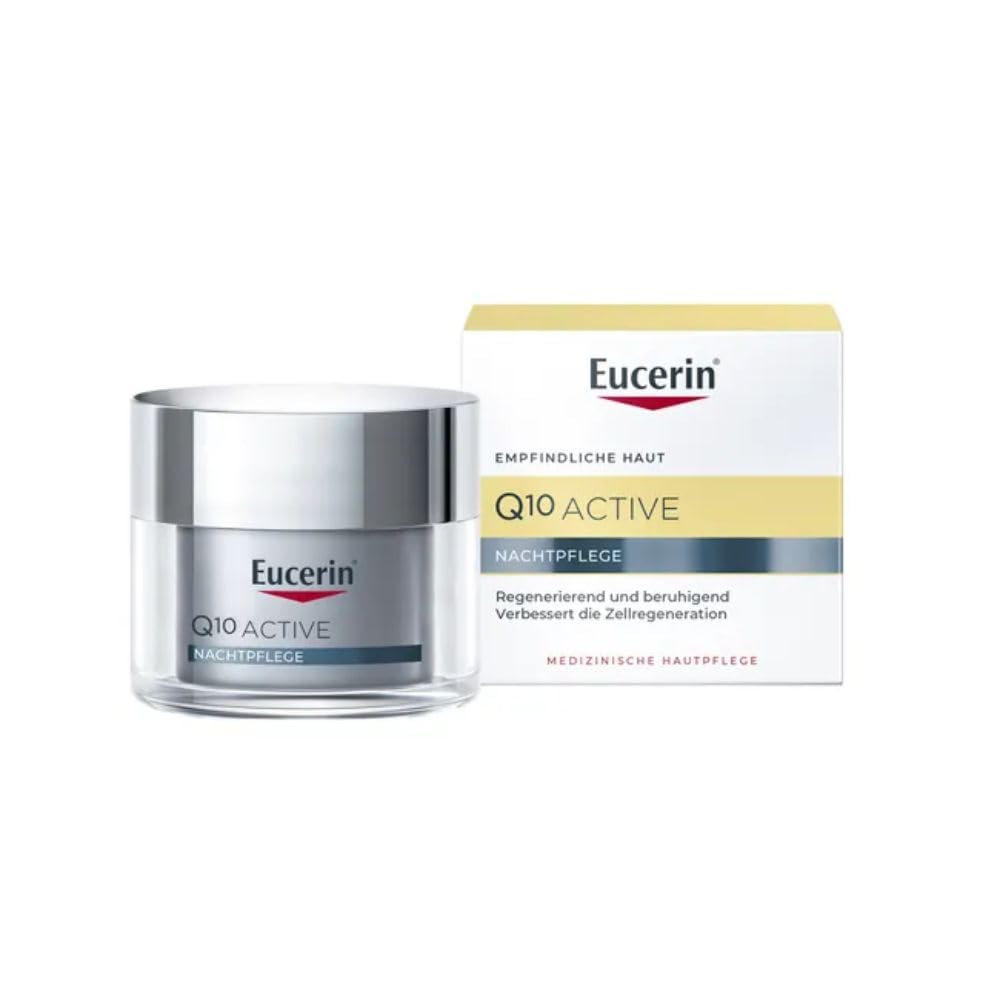 Eucerin Q10 Active Anti-Falten Nachtpflege Creme, 50 ml Cream