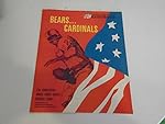 1966 ST. LOUIS CARDINALS AT CHICAGO BEARS NFL FOOTBALL PROGRAM EX PLUS