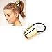 Gothic Punk Metal Hair Ties, Tmalltide Women Girl Metal Elastic Hair Clips Ponytail Hair Cuff Headwear Hair Band Hair Holder Gold