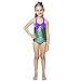 PGXT Girl's One Piece Mermaid Bikini Set Swimwear Swimsuit Bathing Suit+Headband