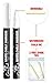 White Chalk Markers Fine Tip for Home Education Chalkboards and Kids Craft