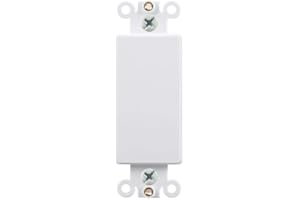 Monoprice Blank Dcor Insert - White for Home,Office, Personal Install