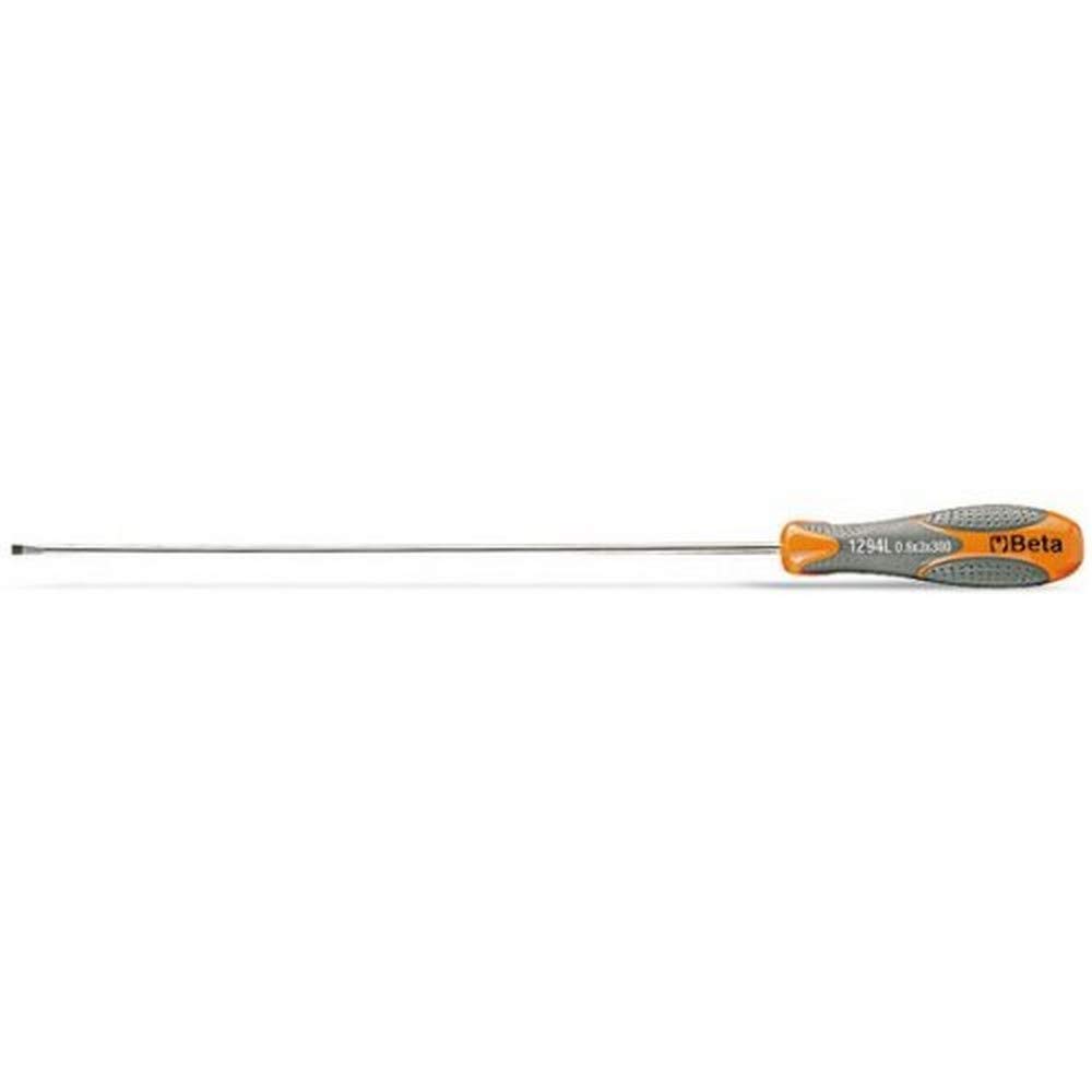 Beta 12940215 Model 1294 L 5X400 Screwdrivers for Slotted Head Screws, Long Series, 5mm x 400mm