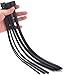 Lizxun Men Relaxing Toys Handled Urethral Stretching Bladder Toys Relieve Stress Length 35cm (7.5mm(Dia), Black)