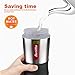 Portable Coffee Maker Barsetto Americano Coffee Machine for K-cup and Ground coffee Stainless Steel Coffeemaker with Double Wall Insulate Mug for Travel Picnic Hiking and Camping (Silver)