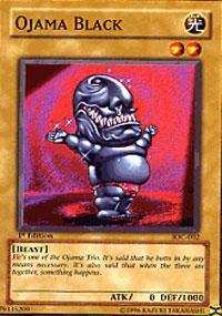 Yu-Gi-Oh! - Ojama Black (IOC-002) - Invasion of Chaos - Unlimited Edition - Common