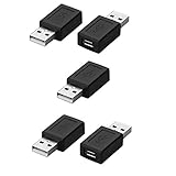 SIENOC USB 2.0 a Male to Micro USB Female Converter Adapter Adaptor Pack of 5