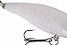 Dynamic Lures Trout Fishing Lure | Multiple BB Chamber Inside | (2) - Size 10 Treble Hooks | for Bass, Trout, Walleye, Carp | Count 1 | (Ghost White, HD Trout 2.25 Inch)