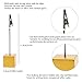 10pcs Table Number Holder Name Place Card Holder Memo Clip Holder Stand Note Holder Pictures Card Paper Menu Clip (Gold)