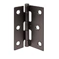Prime-Line Products K 5039 Screen Door Hinge Steel, Black,(Pack of 2)