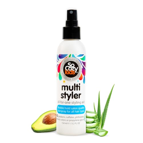 SoCozy Multi Styler, Styling Hair Spray for Kids, Safe for Everyday Use (5.2 Fl…