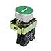 Uxcell 1 NO N/O Momentary Push Button Switch, 600V 10A ZB2-BA3311, 22 mm, Green Sign