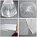2 Gallon Small Trash Bags, Wastebasket Trash Bags for Office, Home Waste Bin Trash Can Liners Pet Waste Bags Disposal Bags(Clear, 100 Counts/ 2 Rolls)