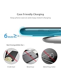 Fatwaior   Cargador inalámbrico 2 en 1 para iPhone y Apple Watch de 10 W, compatible con iWatch 1 2 3 4, iPhone Xs Max XR X  8 Plus, sin adaptador de CA