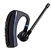 Bluetooth Headset, Bluetooth Earpiece with Mic for Cell Phones, Perfect for Business/Office/ Driving (Black+ Blue) by MENKEY