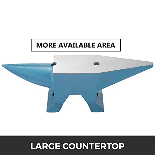 Happybuy Single Horn Anvil 132Lbs Cast Steel Anvil Blacksmith for Sale