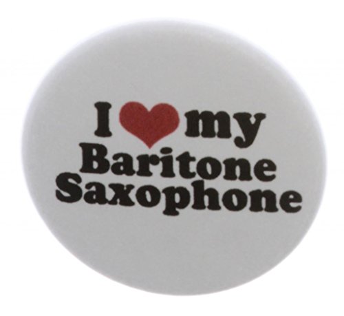 A&T Designs Unisex - I Love my Baritone Saxophone 2.25