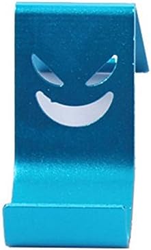 MStar Portable Aluminum Metal Demon Smile Stand Holder Blue