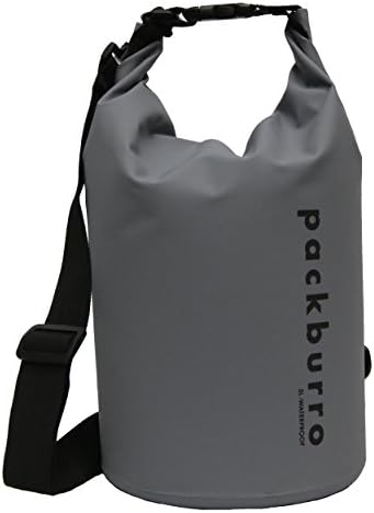 Waterproof Dry Bag 5L with Adjustable Strap - Gray - Packburro - 5 liter [ On Sale Today! ]