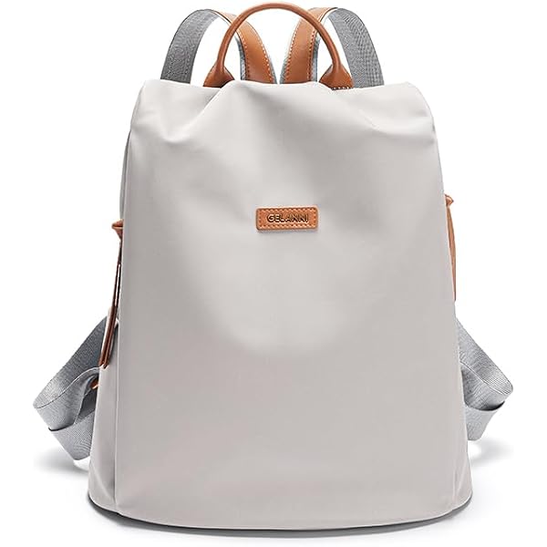 Amazon.com: GELANNI Vintage Monogram Print Flap Backpack  display picture 1