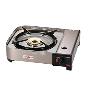 Iwatani Corporation of America 35FW Butane Stove, Medium, Metallic