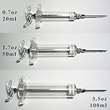 FidgetGear BBQ Meat Marinade Seasoning Injector Turkey Chicken Flavour Sauce Syringe Needle