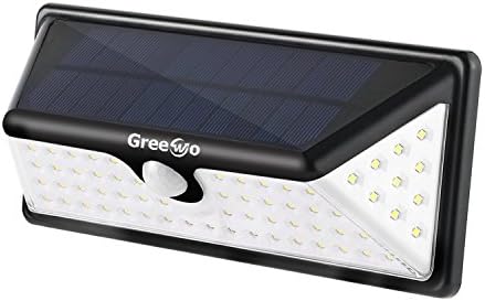 GreeWo Outdoor 73 LED Super Bright Solar Power Motion Sensor Light,500 lumens Waterproof IP 65,Wireless Magnetic Installation