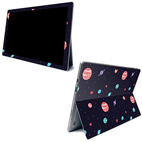 MightySkins Skin for Microsoft Surface Pro 7 - Bright Night Sky | Protective, D…