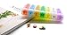 PuTwo Pill Organizer 7 Day, Weekly Pop-Up Pill Case with 28 Compartments,Portable Medicine Organizer 4 Times a Day-Multicolor