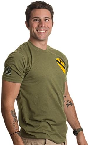 1st Cavalry Division &amp; Sleeve Flag | U.S. Military Army Veteran First Team Shirt