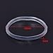 Pack of 2000 Pieces Mini Elastic Hair Bands Soft Braiding Rubber Bands for Kids Hair, Wedding Hairstyle, Small Dreadlocks and More (Transparent)
