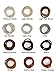 Heliums Small Hair Ties - Light Blonde - No Damage Mini 1 Inch Reusable 2mm Elastics for Thin Hair and Kids, Neutral Ponytail Holders - 48 Count